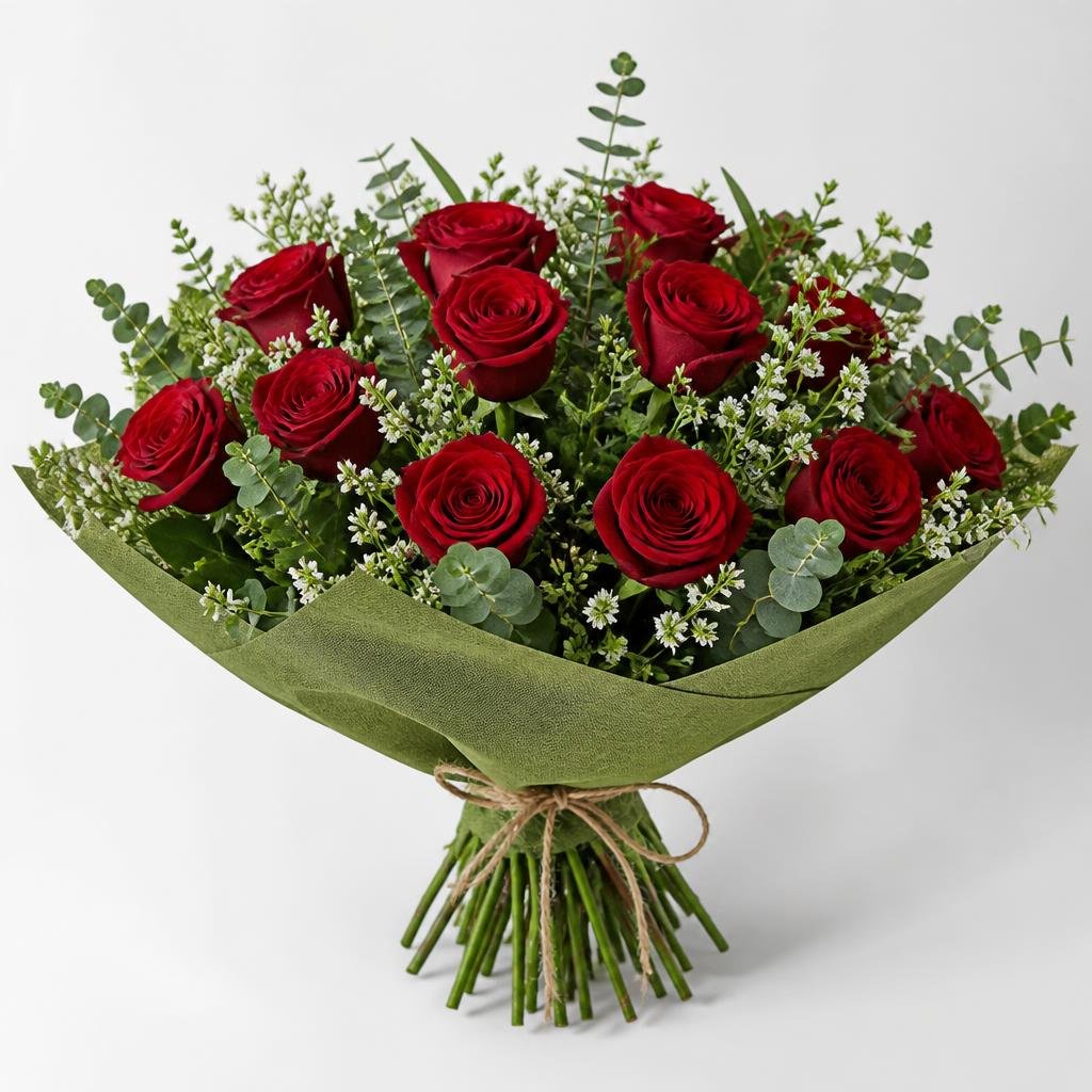 Classic Red Rose Bouquet