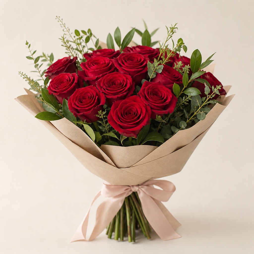 Classic Red Rose Bouquet
