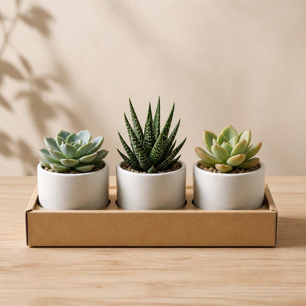 Succulent Trio Set Image 2