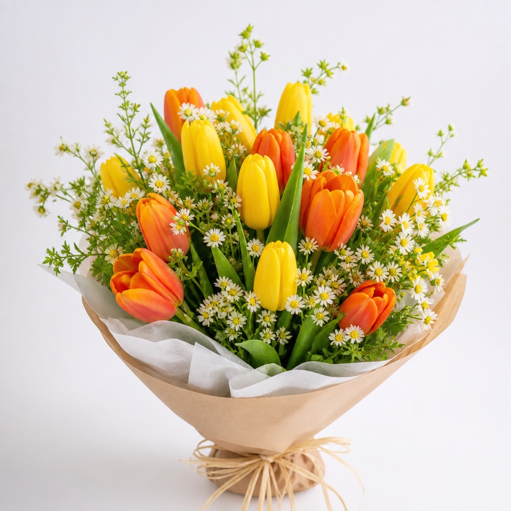 Sunny Tulip Meadow